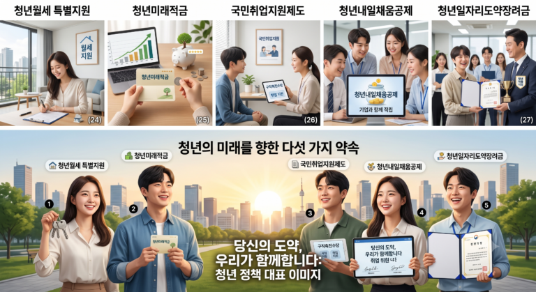 2026년 청년 지원금 총정리, 월세부터 목돈 만들기까지