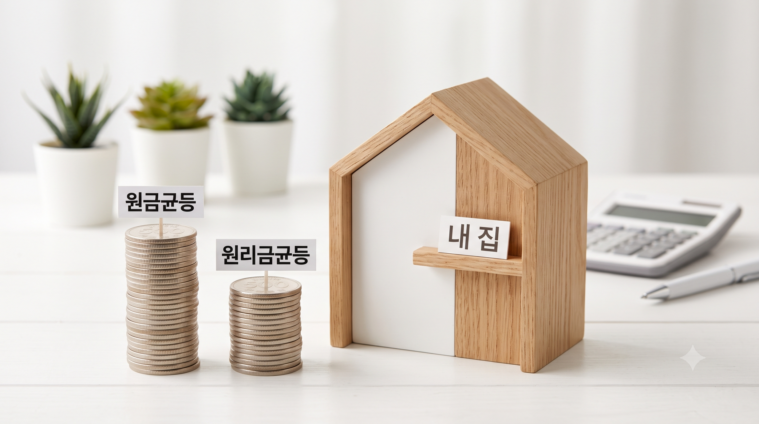 대출 이자 계산기 및 원리금 상환 그래프