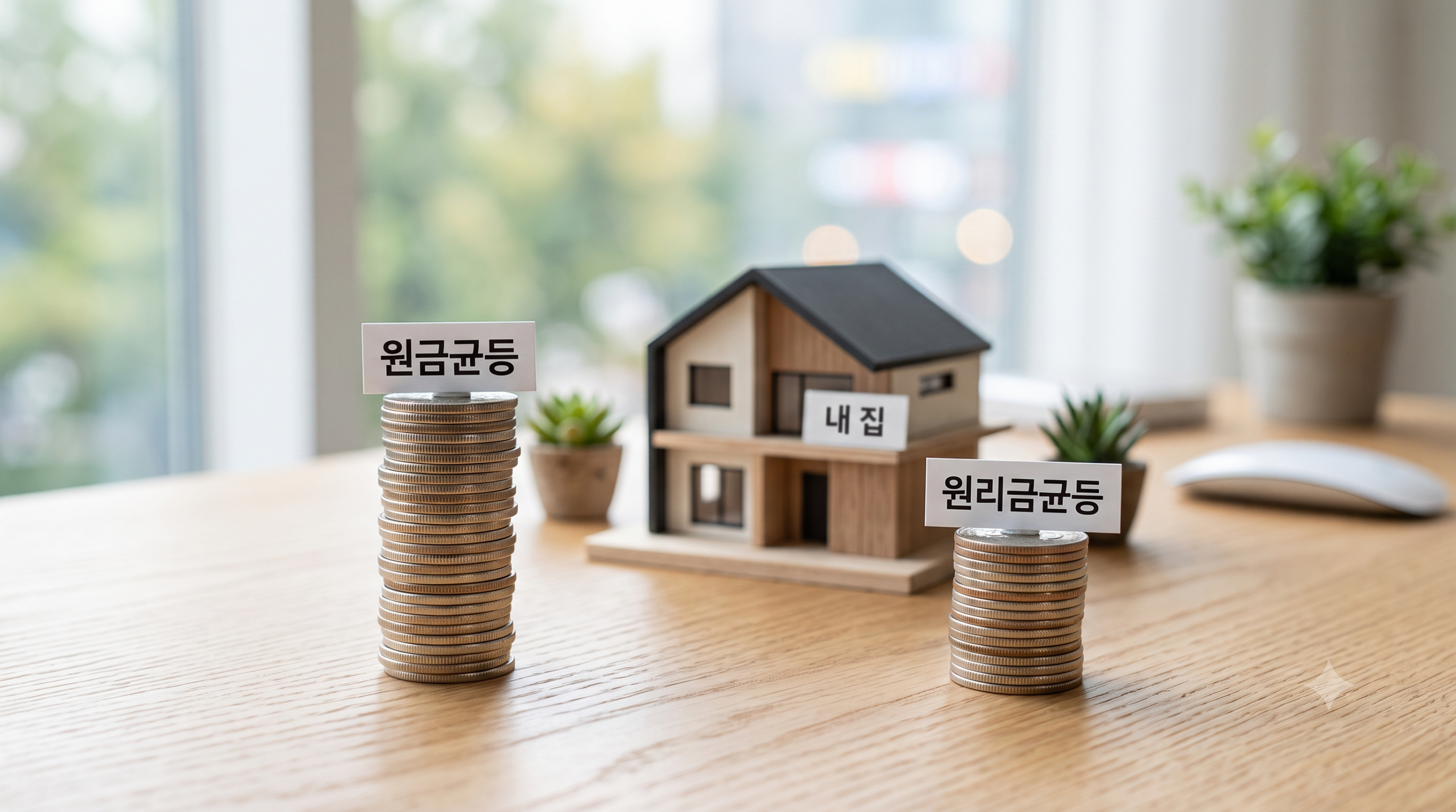 예적금 통장과 계산기 이미지